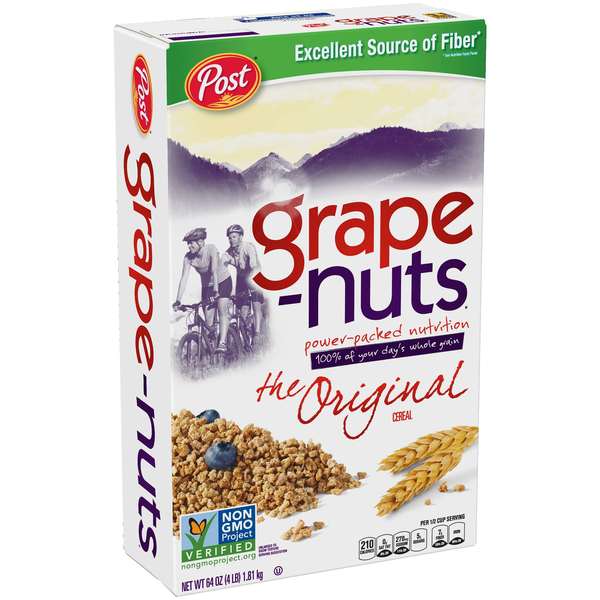 Post Post Original Grape Nuts Cereal 64 oz. Box, PK8 88053